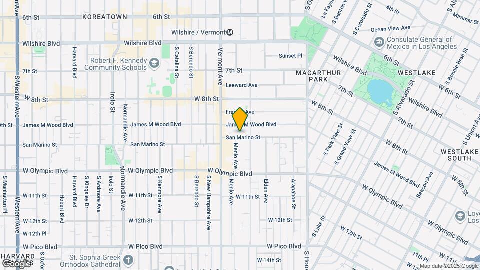 2831 San Marino St Map and Location Details