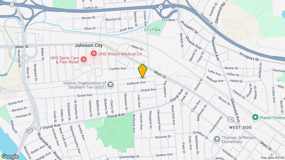 39 Endicott Ave Mapa y Detalles de la Ubicación