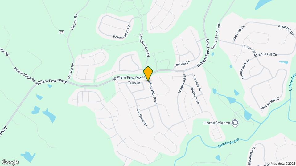 1204 Berkley Hills Pass Map and Location Details