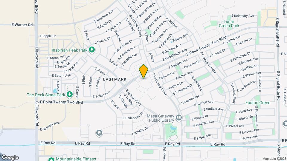 9861 E Tamery Ave Map and Location Details