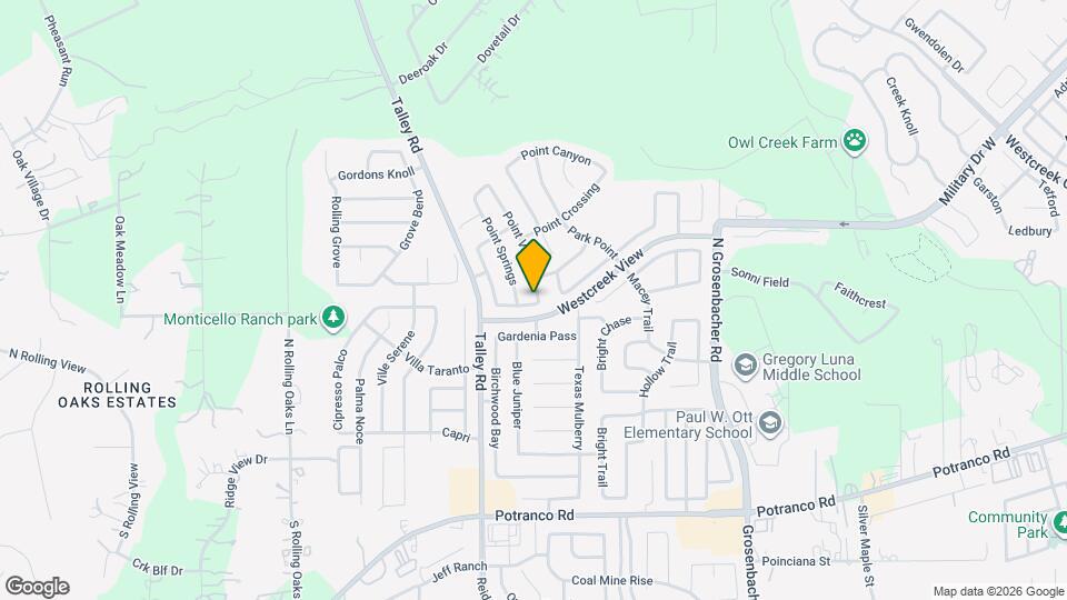 405 Point Valley Map and Location Details