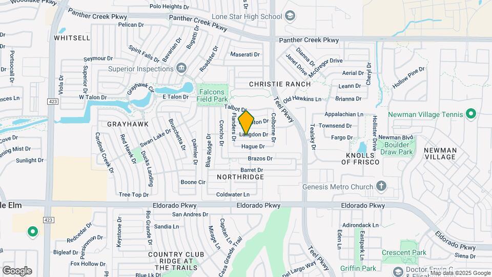 2137 Langdon Dr Map and Location Details