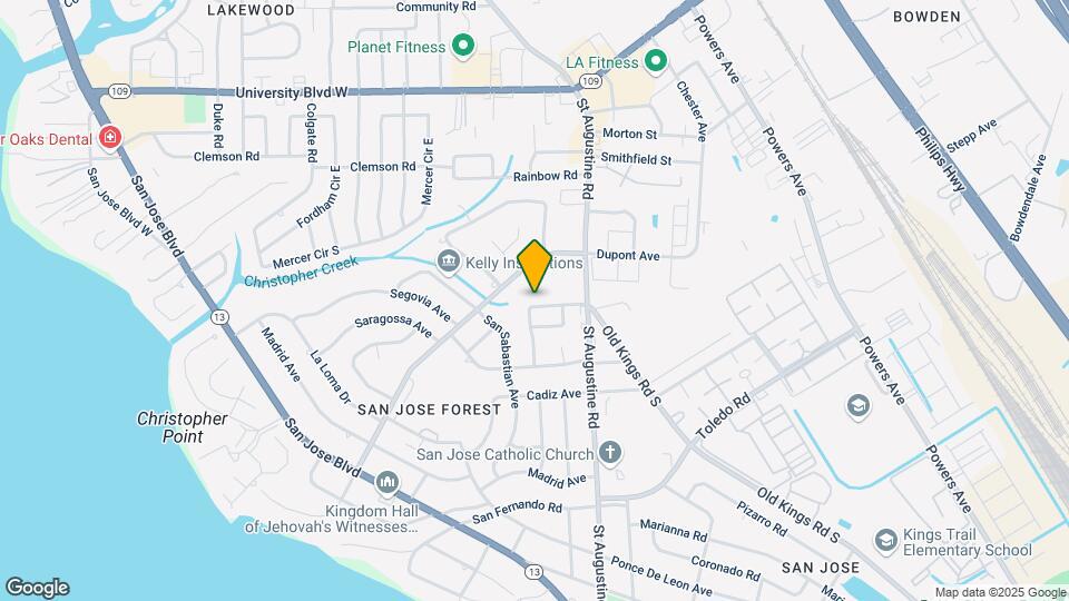 2907 Caballero Dr Map and Location Details