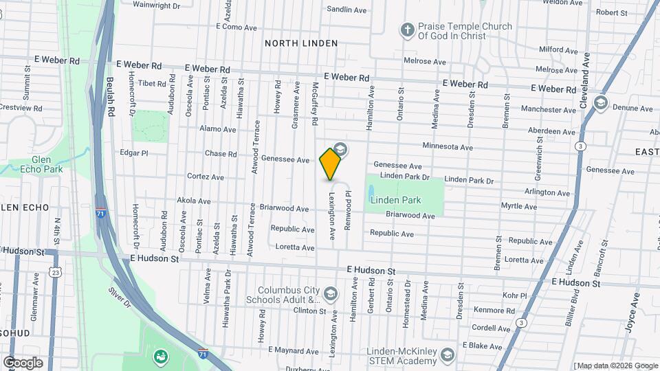 2569 Lexington Ave Map and Location Details