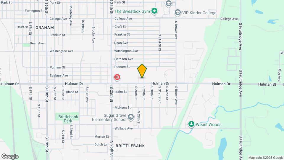 1651 S 29th St Map and Location Details