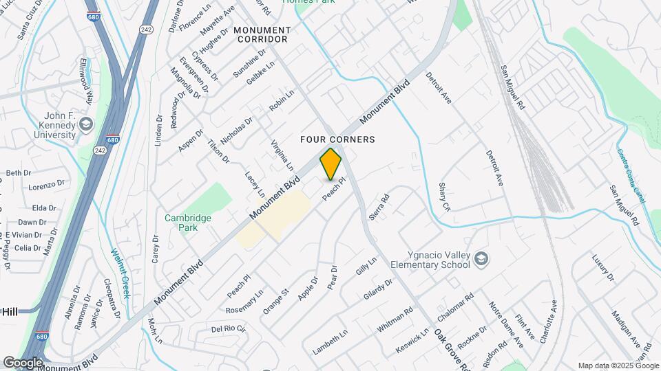 1871 Peach Pl, Unit 2 Mapa y Detalles de la Ubicación