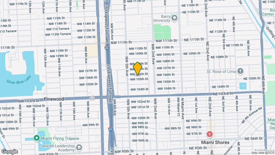 323 NW 105th St Map and Location Details