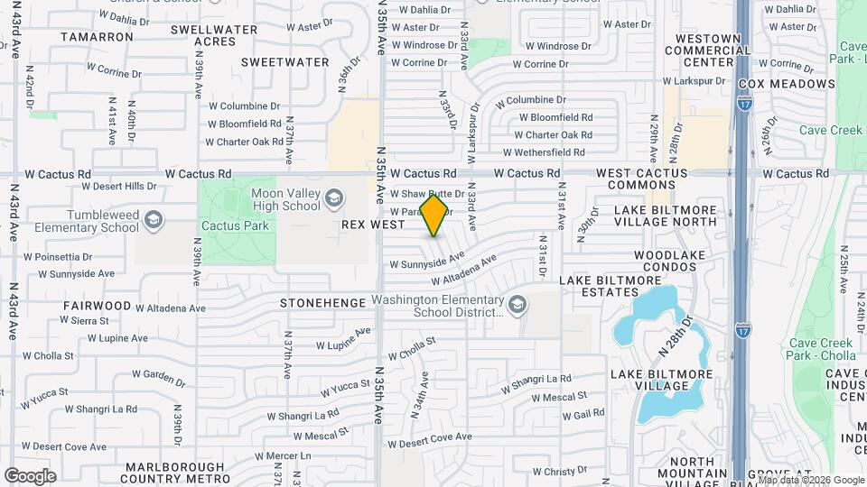 3321 W Laurel Ln Map and Location Details