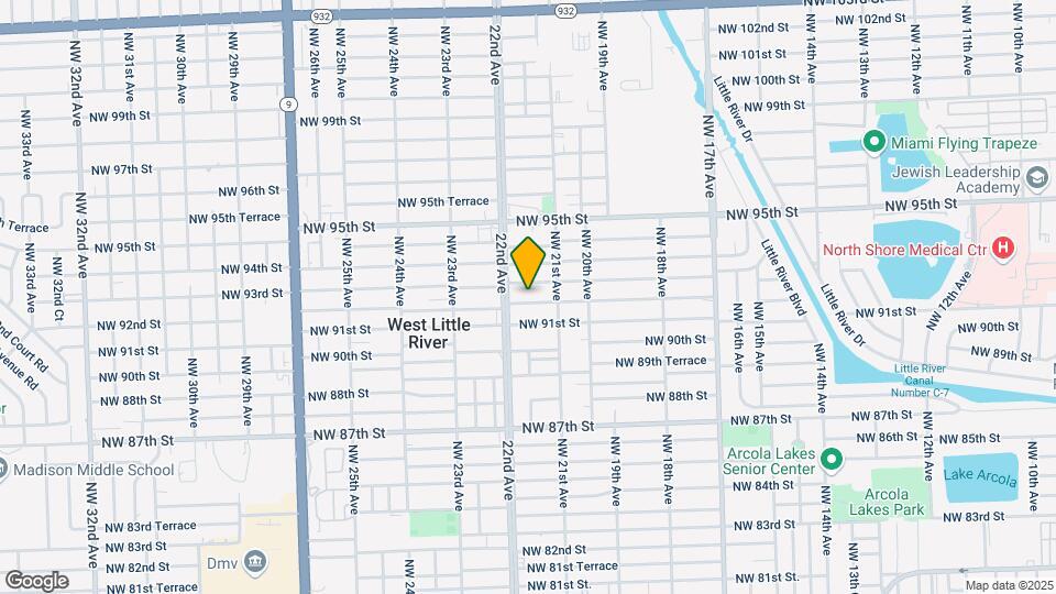 2153 NW 92nd St Map and Location Details
