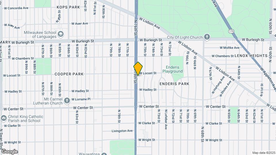 2860-2866 N 76th St Mapa y Detalles de la Ubicación
