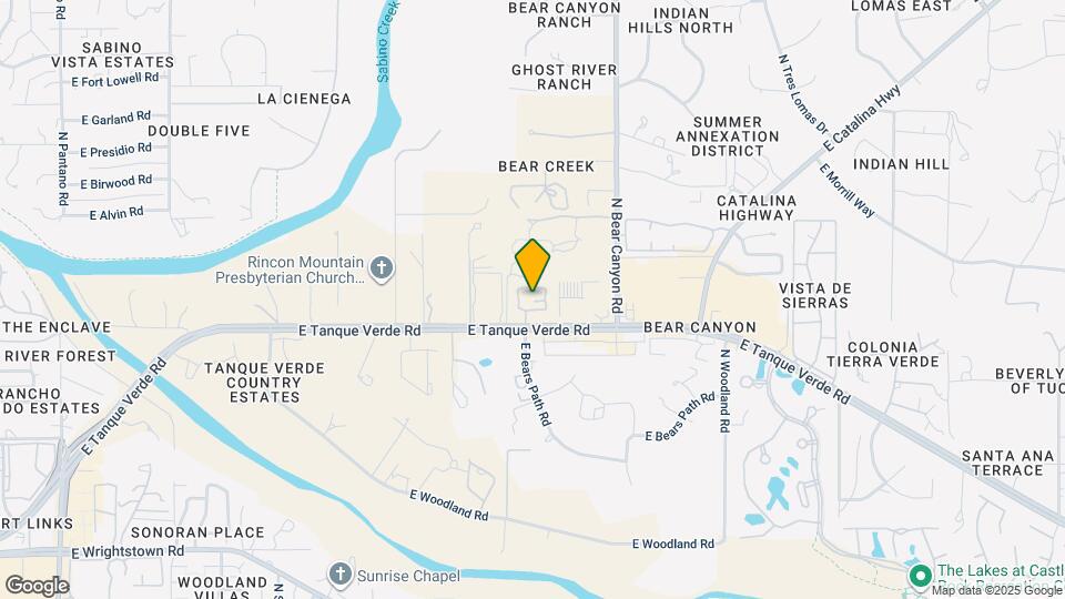 Tanque Verde Casitas Map and Location Details