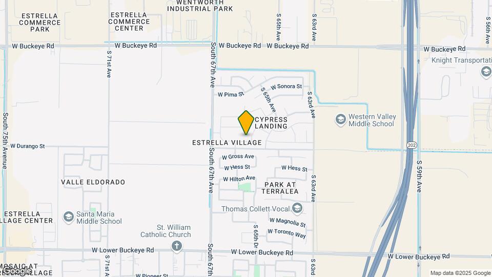 6538 W Chickasaw St Map and Location Details