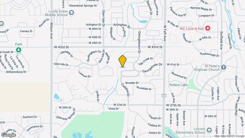 1846 Twin Lakes Cir Map and Location Details