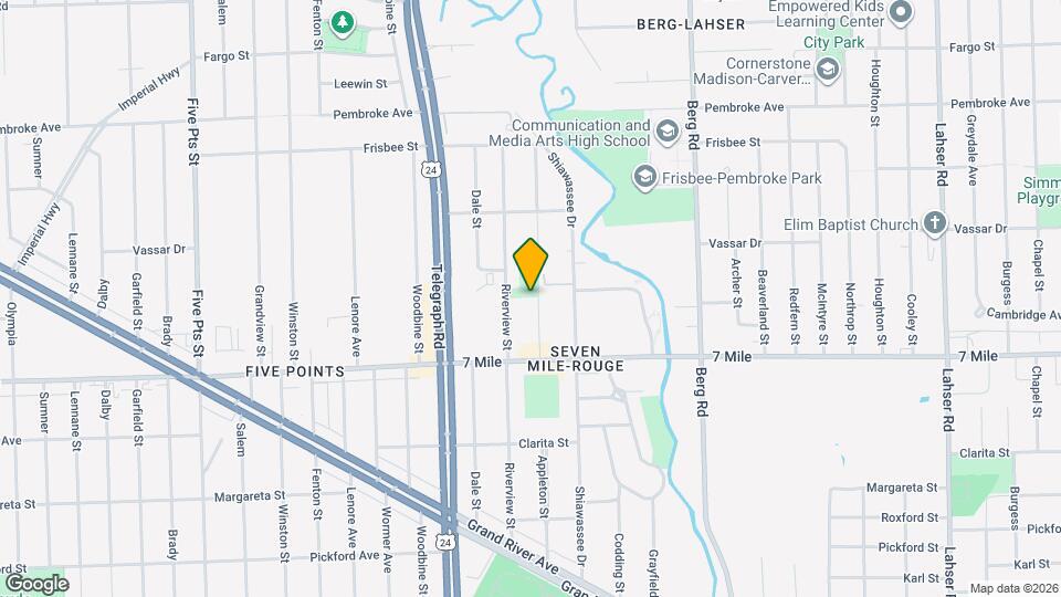 19229 Appleton St Map and Location Details