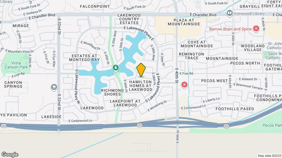 16420 S 38th St Map and Location Details