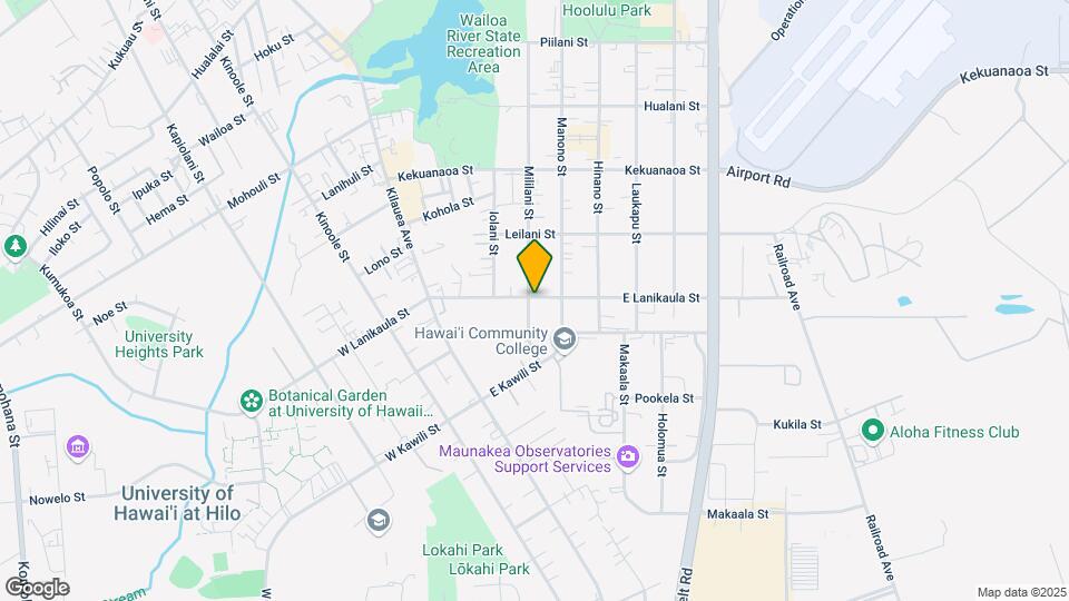 274 E Lanikaula St Mapa y Detalles de la Ubicación