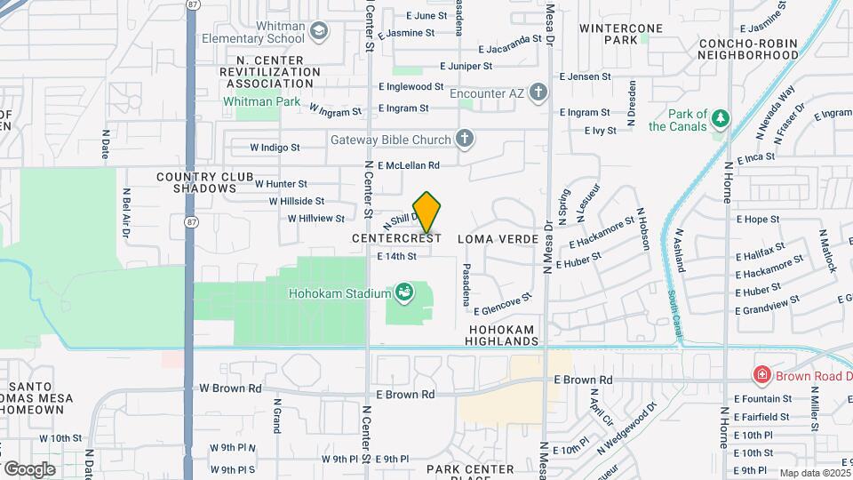 121 E 14th Pl, Unit 1 Map and Location Details