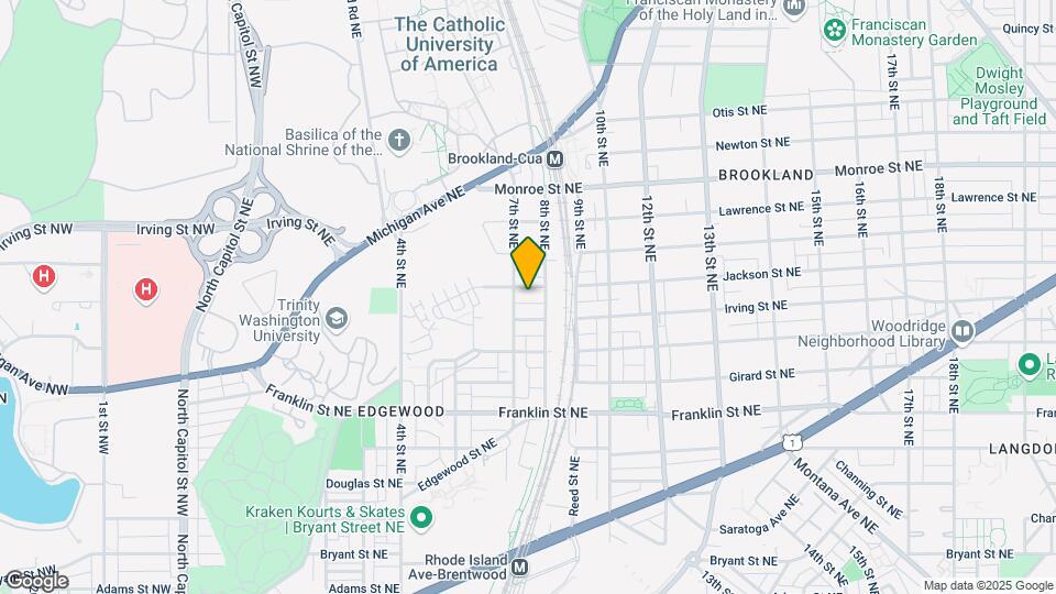 709 Jackson St NE Map and Location Details