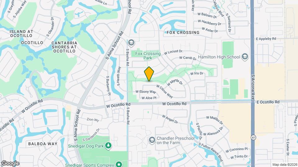 756 W Citrus Way Map and Location Details