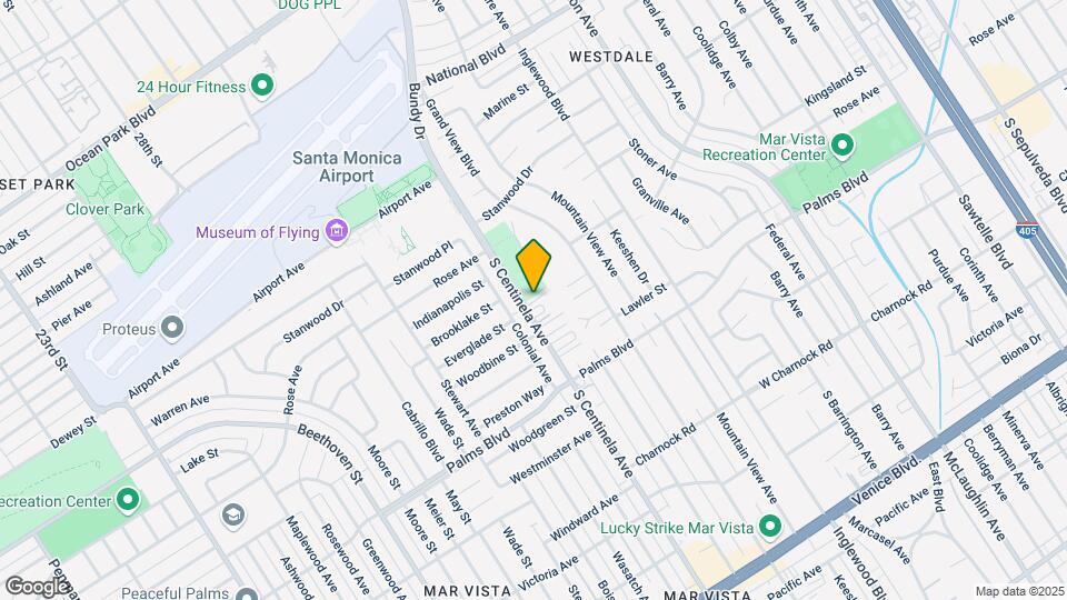 3378 S Centinela Ave, Unit B Map and Location Details
