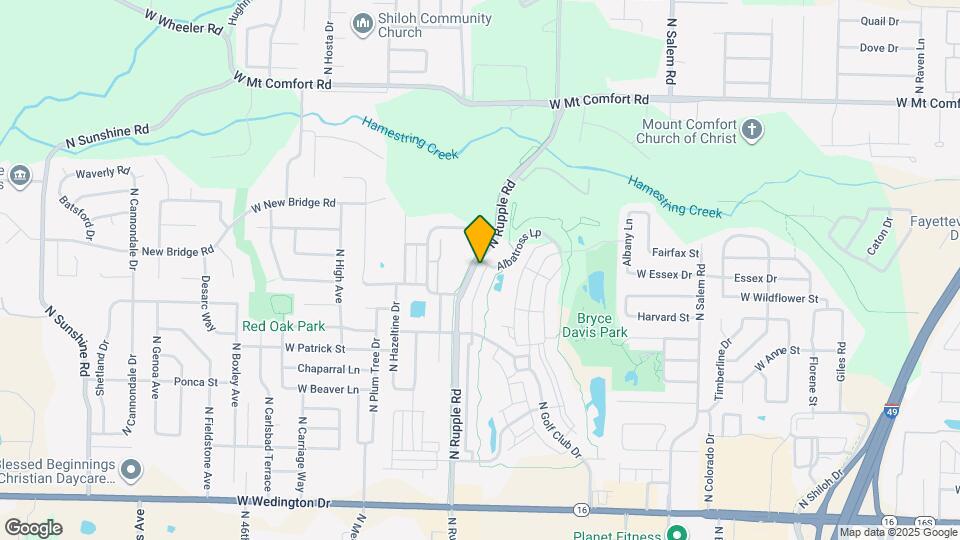 1805 N Izard Ln Map and Location Details