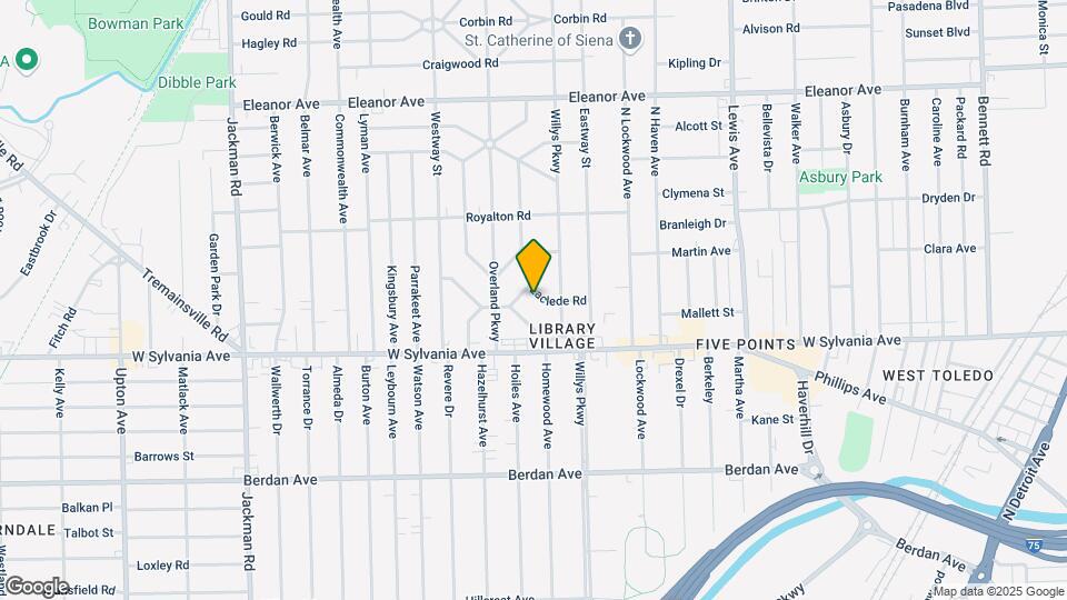 1325 Laclede Rd Map and Location Details
