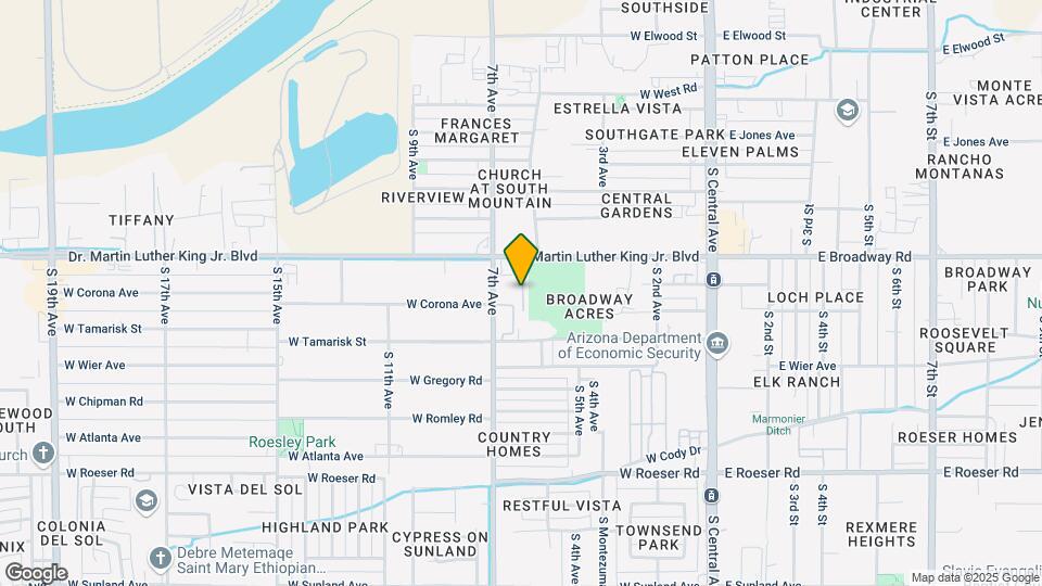 607 W Broadway Rd Mapa y Detalles de la Ubicación
