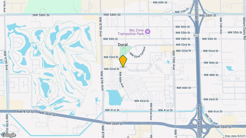 5200 NW 83rd Ct Map and Location Details