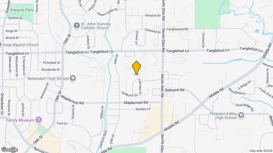3514 Fairview Dr, Unit 3514 Map and Location Details