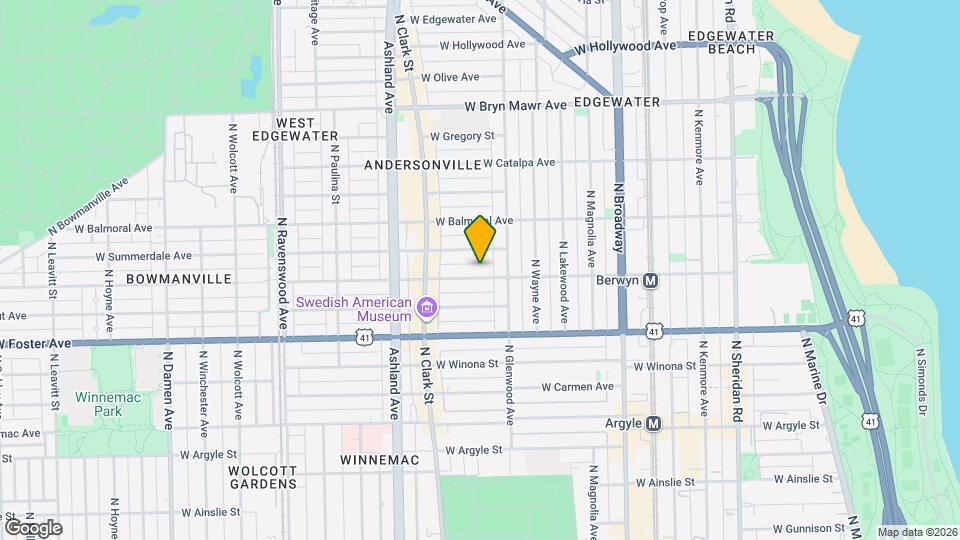 1430 W Berwyn Ave Map and Location Details