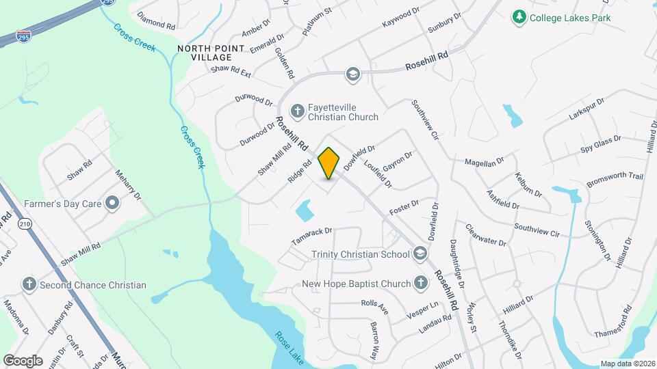 4202 S Dowfield Dr Map and Location Details