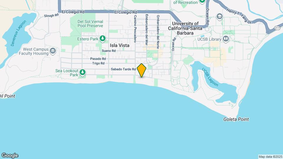 6581 Del Playa Dr Mapa y Detalles de la Ubicación
