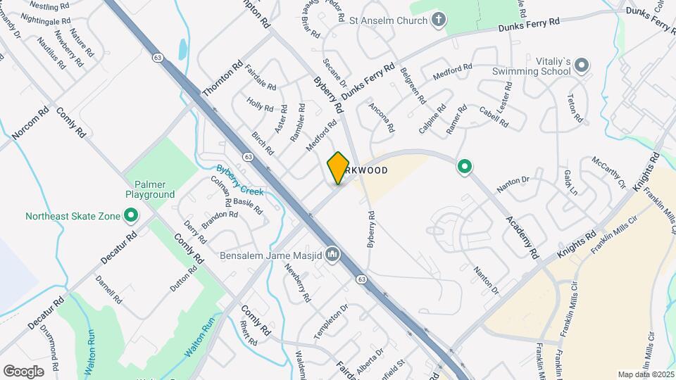 12135 Academy Rd Map and Location Details