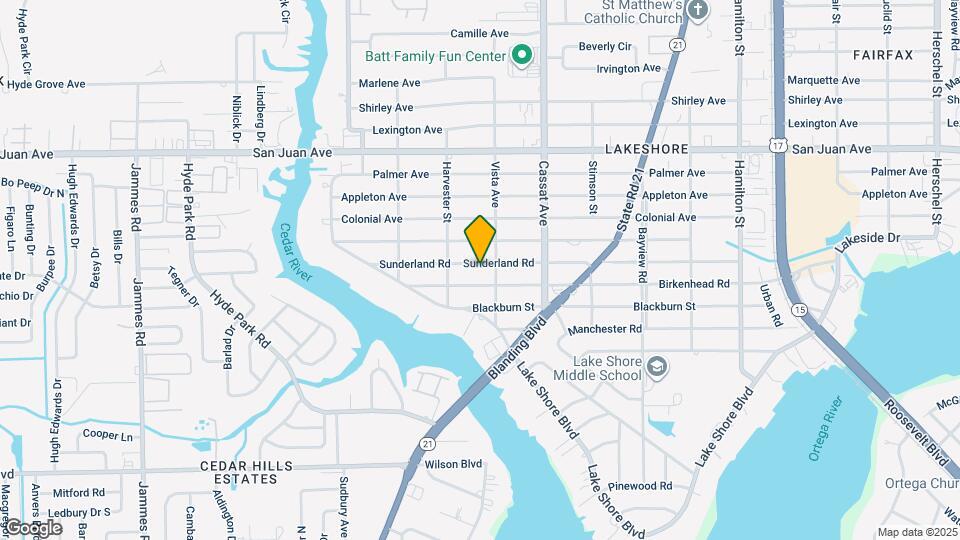 5116 Sunderland Rd Map and Location Details