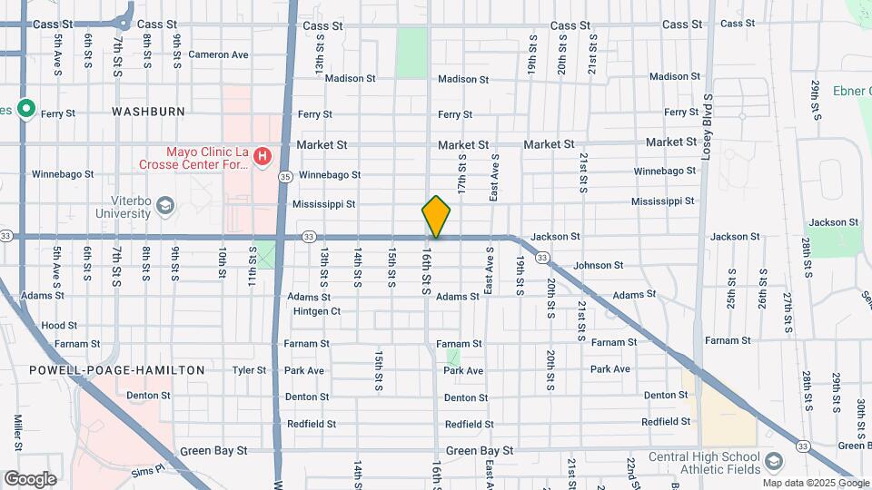 1606 Jackson St Map and Location Details