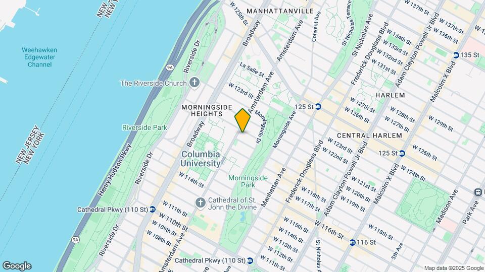 1211-1215 Amsterdam Ave Map and Location Details