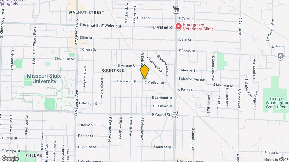 758 S Delaware Ave Map and Location Details