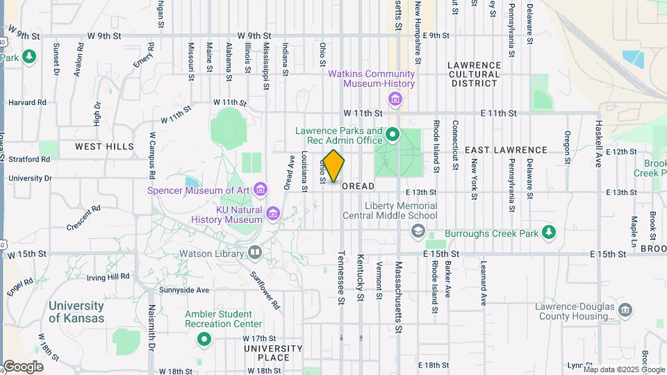 408 W 13th St Map and Location Details
