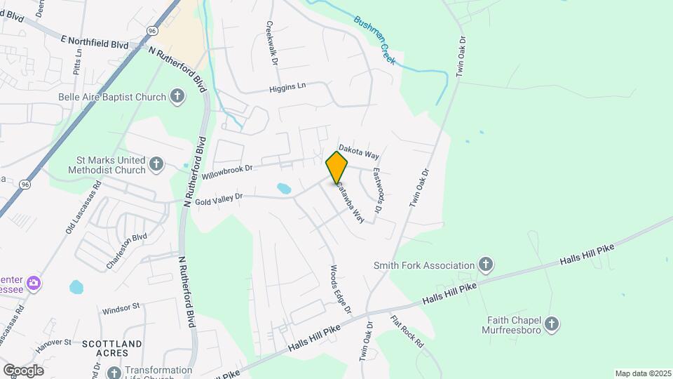 1233 Catawba Way Mapa y Detalles de la Ubicación