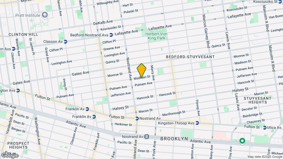 246 Madison St Map and Location Details
