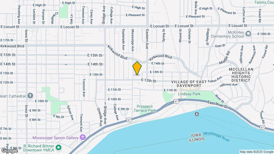 1512 E 12th St Mapa y Detalles de la Ubicación