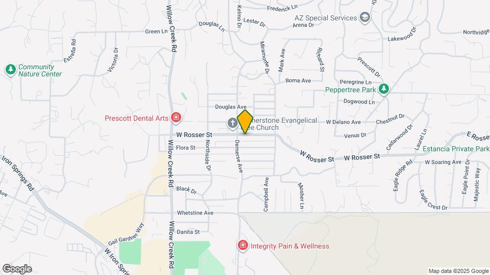 641 W Rosser St Map and Location Details