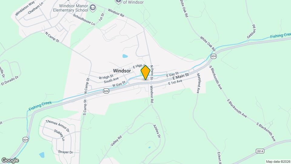 12 W Main St Map and Location Details