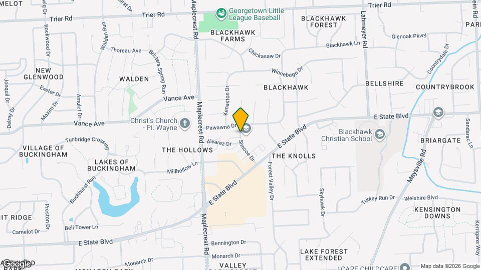 Blackhawk Apartments & Twn Hse Map and Location Details