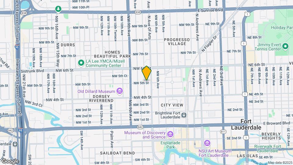 500 NW 7th Ter Mapa y Detalles de la Ubicación