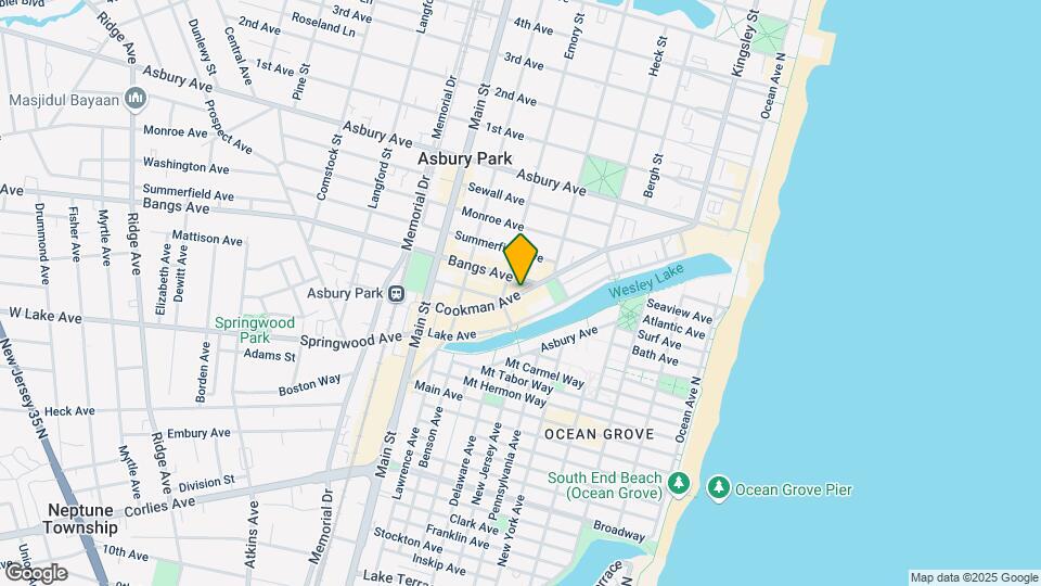 550 Cookman Ave Map and Location Details