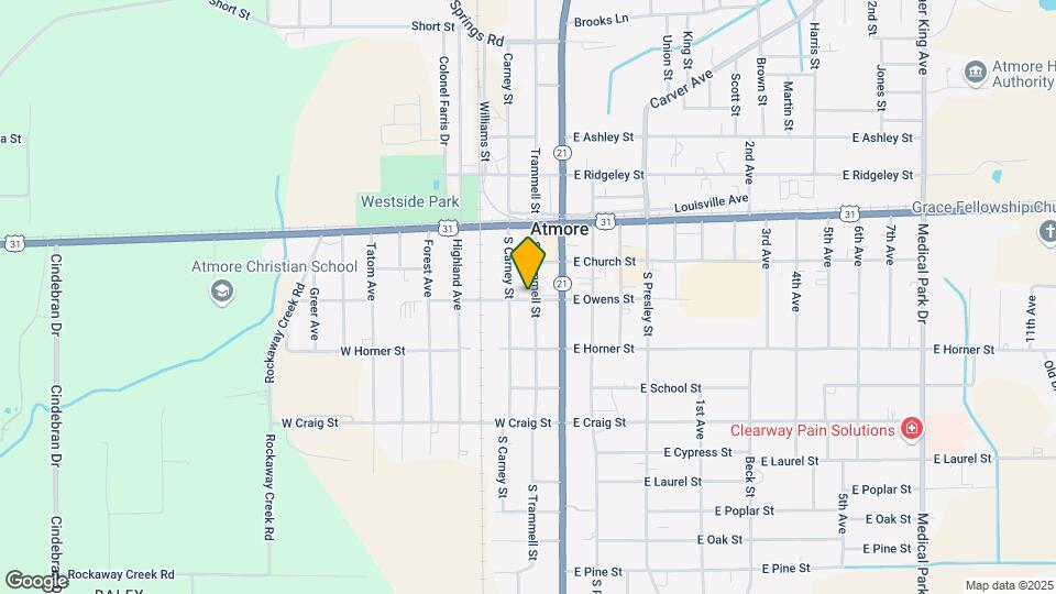 210 S Trammell St, Unit B Map and Location Details