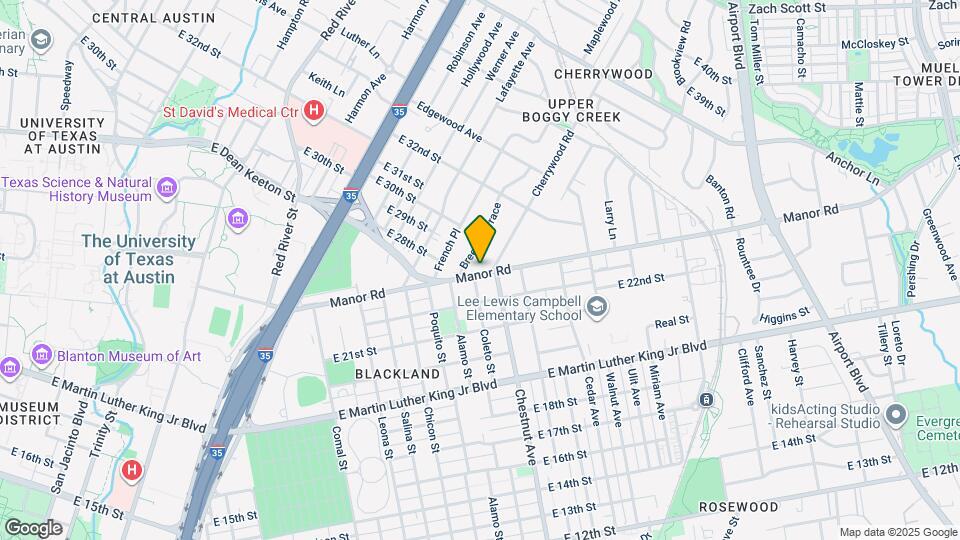2216 Manor Rd Map and Location Details