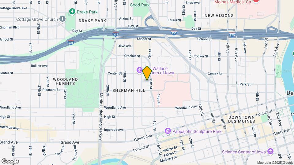 1512 Park St Map and Location Details