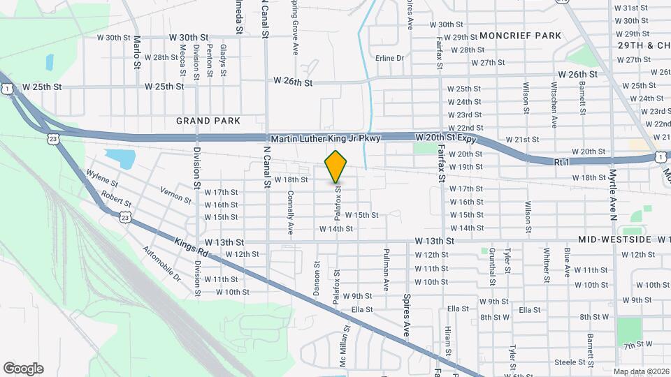 2706 Palafox St Map and Location Details